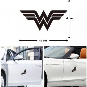 Stickers de voiture 4 pièces Ailes sculptées