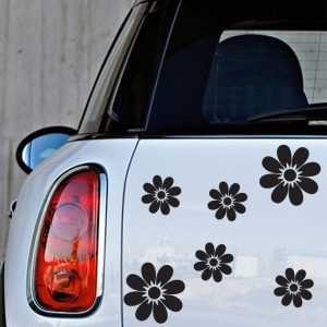 Sticker voiture  Lots de 14 fleurs