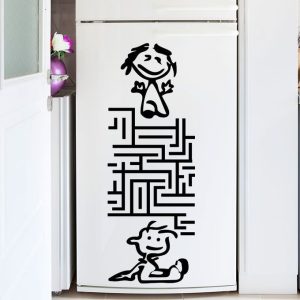 Sticker Cuisine mon frigo labyrinth