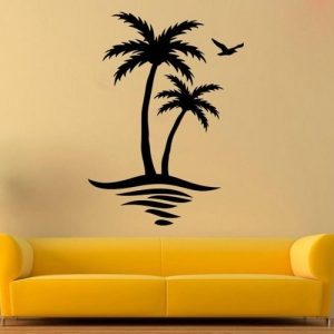 Sticker mural palm
