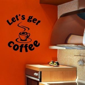 Sticker Let's get coffe