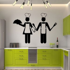 Sticker petits chefs cuisine