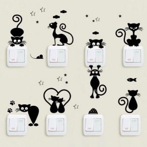 Stickers chats de dessin animé