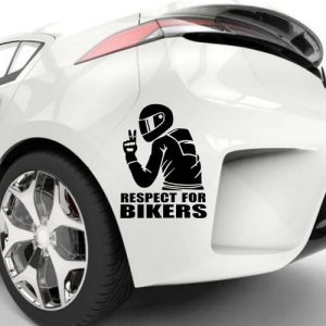 Sticker Respect for bikers